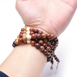 Mala Tibétain Bois de Santal - Bracelet en Bois - Yogazen