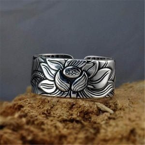 Bague Sutra du Lotus - Bague Tibétaine - Yogazen