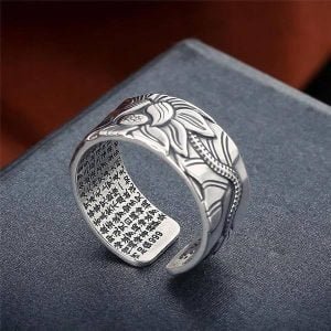 Bague Sutra du Lotus - Bague Tibétaine - Yogazen