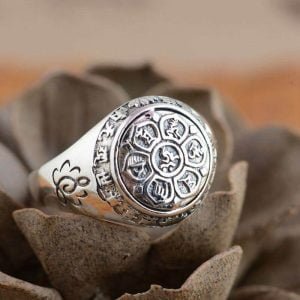 Bague Om Mani Padme Hum - Bague Tibétaine - Yogazen