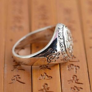 Bague Om Mani Padme Hum - Bague Tibétaine - Yogazen