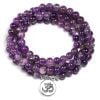 Bracelet Mala Améthyste - Bracelet Pierre Naturelle - Yogazen