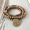 Bracelet Mala Arbre de Vie - Collier Jaspe - Yogazen