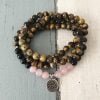Collier Mala en Pierre Semi Précieuse - Collier Jaspe - Yogazen