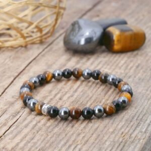 Bracelet Triple Protection - Bijoux Artisanaux Pierres Naturelles - Yogazen