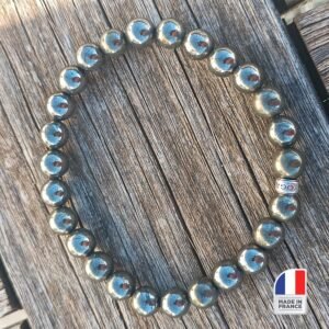 Bracelet en Pyrite - Bijoux Artisanaux Pierres Naturelles - Yogazen