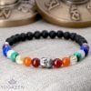 Bracelet Bouddha 7 Chakras - Bijoux Artisanaux Pierres Naturelles - Yogazen