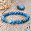 Bracelet Apatite Bleue AAA - Fabriqué en France - Bijoux Artisanaux Pierres Naturelles - Yogazen