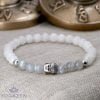 Bracelet Bouddha Labradorite et Pierre de Lune - Bijoux Artisanaux Pierres Naturelles - Yogazen