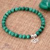 Bracelet Fleur de Lotus Malachite - Bijoux Artisanaux Pierres Naturelles - Yogazen