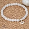 Bracelet Fleur de Lotus Pierre de Lune - Bracelet Bouddhiste - Yogazen