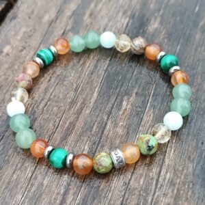 Bracelet Chemin de Vie avec malachite