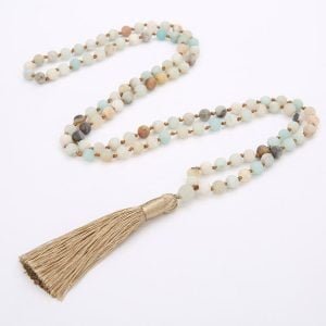 Bracelet Mala Amazonite - Mala Tibétain - Yogazen