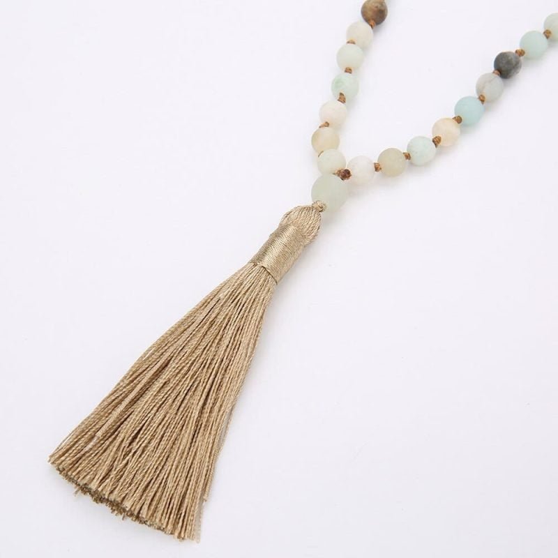 Bracelet Mala Amazonite - Mala Tibétain - Yogazen