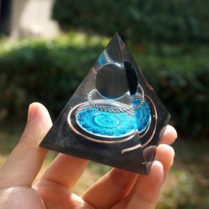 Orgonite Obsidienne Pyramide de Protection - Orgonite Pyramide - Yogazen