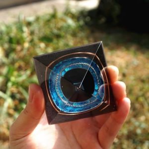 Orgonite Obsidienne Pyramide de Protection - Orgonite Pyramide - Yogazen