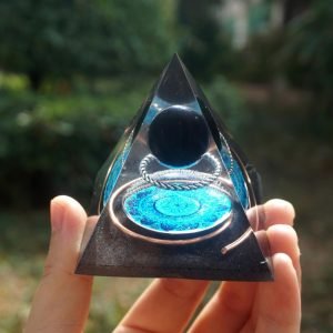 Orgonite Obsidienne Pyramide de Protection - Orgonite Pyramide - Yogazen