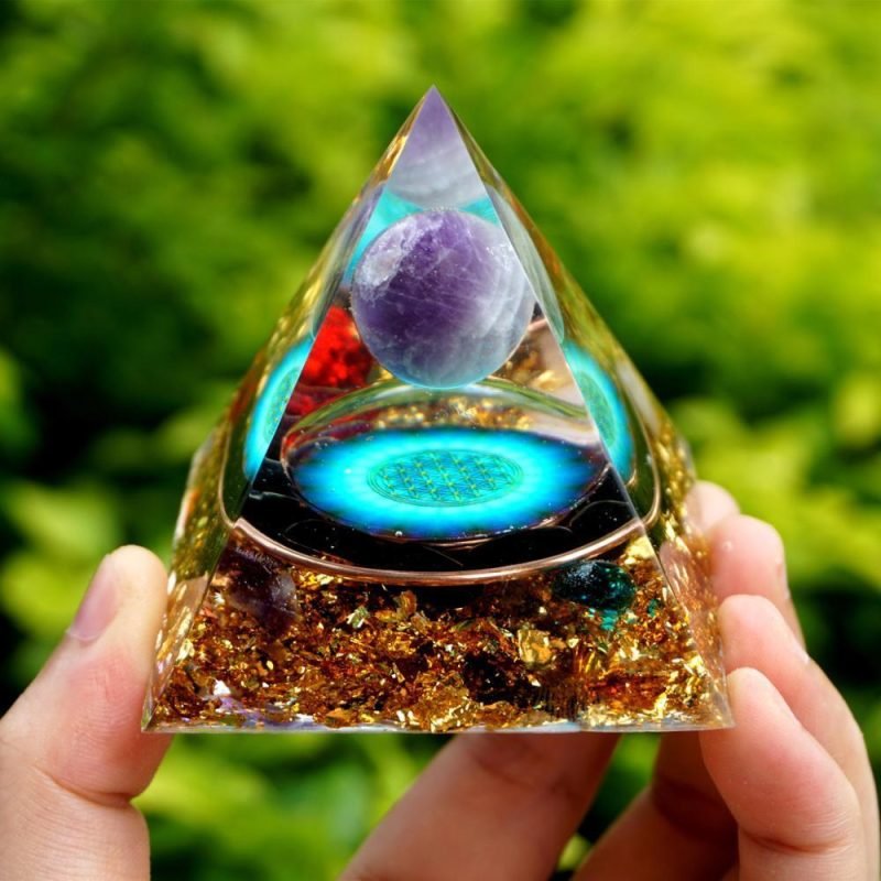 Orgonite Pyramide - Harmonie des Énergies - Orgonite Pyramide - Yogazen