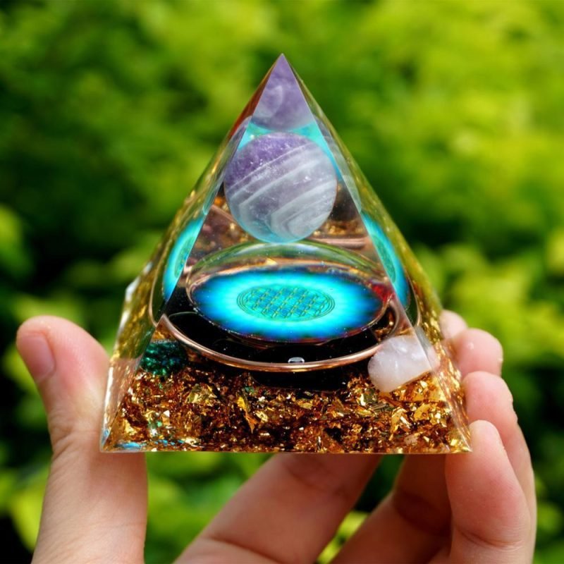 Orgonite Pyramide - Harmonie des Énergies - Orgonite Pyramide - Yogazen
