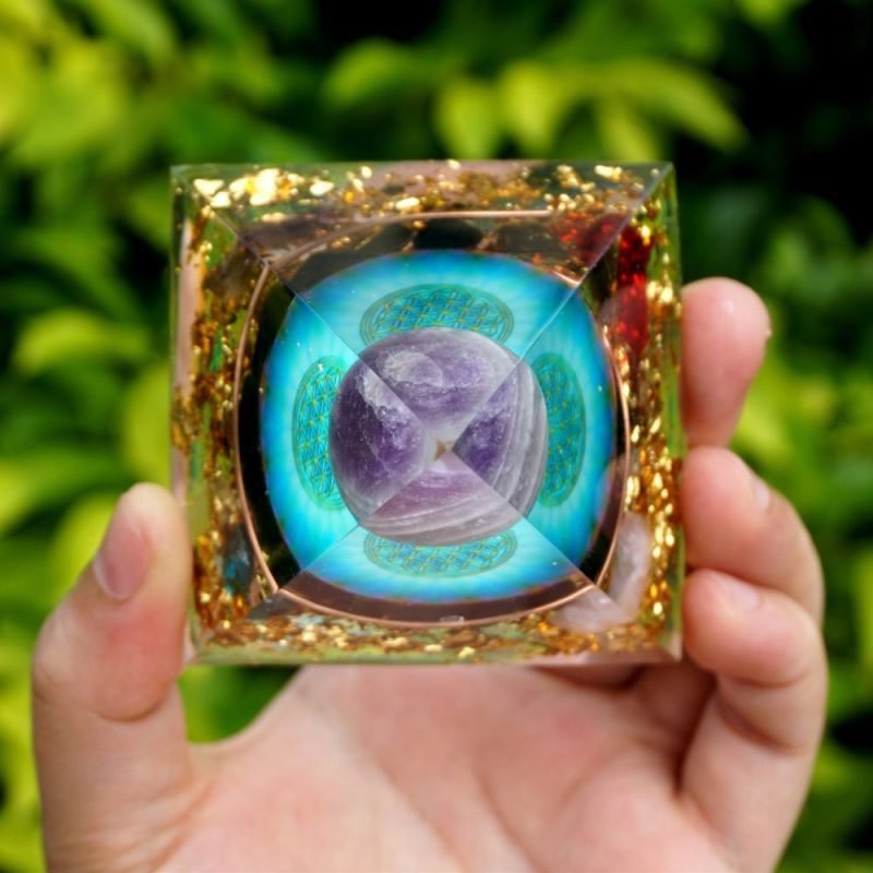 Orgonite Pyramide - Harmonie des Énergies - Orgonite Pyramide - Yogazen