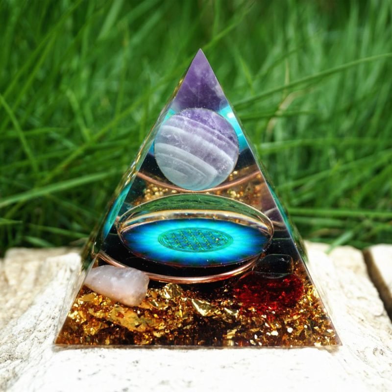 Orgonite Pyramide - Harmonie des Énergies - Orgonite Pyramide - Yogazen