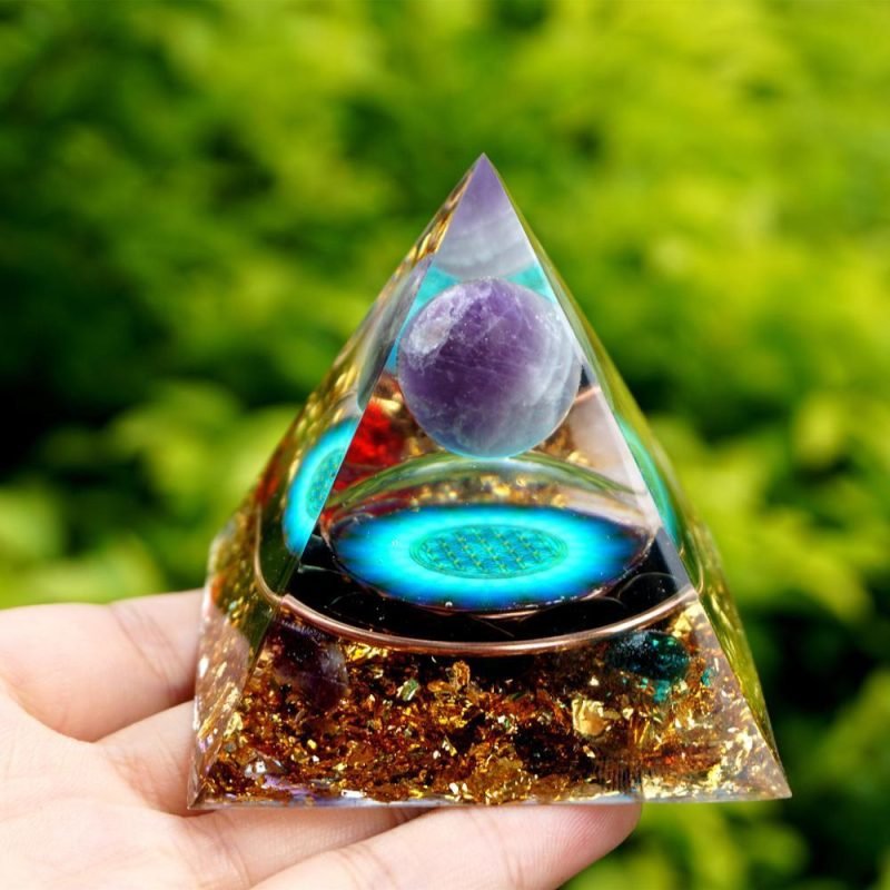Orgonite Pyramide - Harmonie des Énergies - Orgonite Pyramide - Yogazen