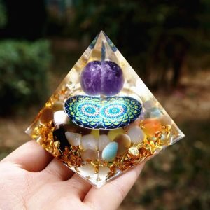 Orgonite Mandala - Potentiel Infini - Orgonite Pyramide - Yogazen