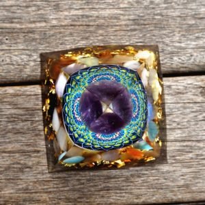 Orgonite Mandala - Potentiel Infini - Orgonite Pyramide - Yogazen