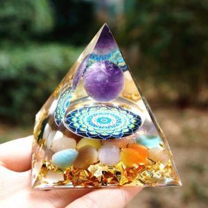 Orgonite Mandala - Potentiel Infini - Orgonite Pyramide - Yogazen
