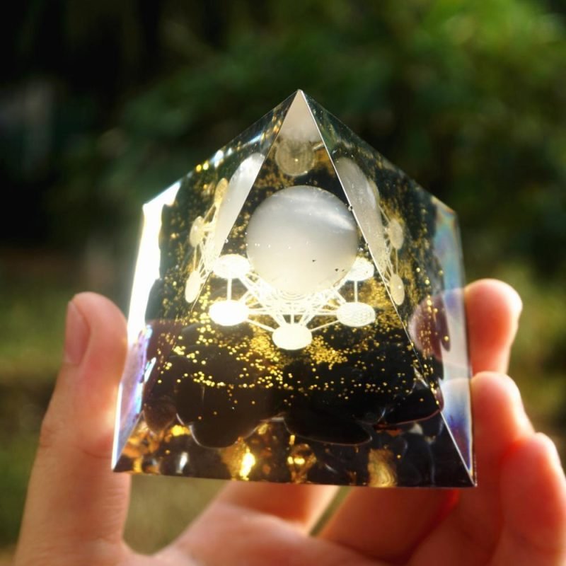 Orgonite de Protection - Métatron - Orgonite Pyramide - Yogazen