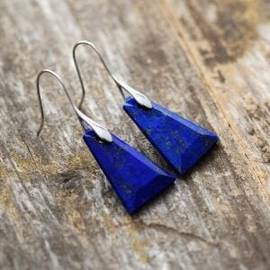 Boucles d'Oreilles en Lapis Lazuli - Boucles d'Oreilles Lapis Lazuli - Yogazen