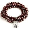 Mala Grenat 108 Perles - Collier Grenat - Yogazen