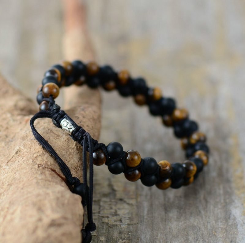 Bracelet Shamballa de Protection - Bracelet Pierre Naturelle - Yogazen