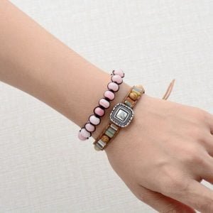 Bracelet Shamballa Femme - Bracelet Pierre Naturelle - Yogazen
