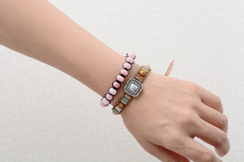 Bracelet Shamballa Femme - Bracelet Pierre Naturelle - Yogazen