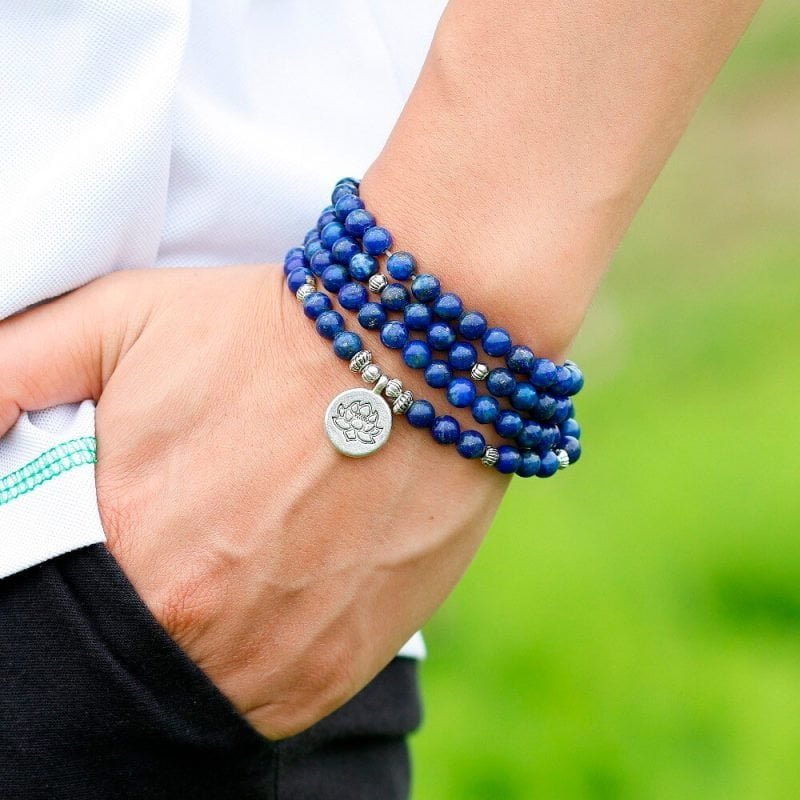 Collier Mala Lapis Lazuli - Collier Lapis Lazuli - Yogazen