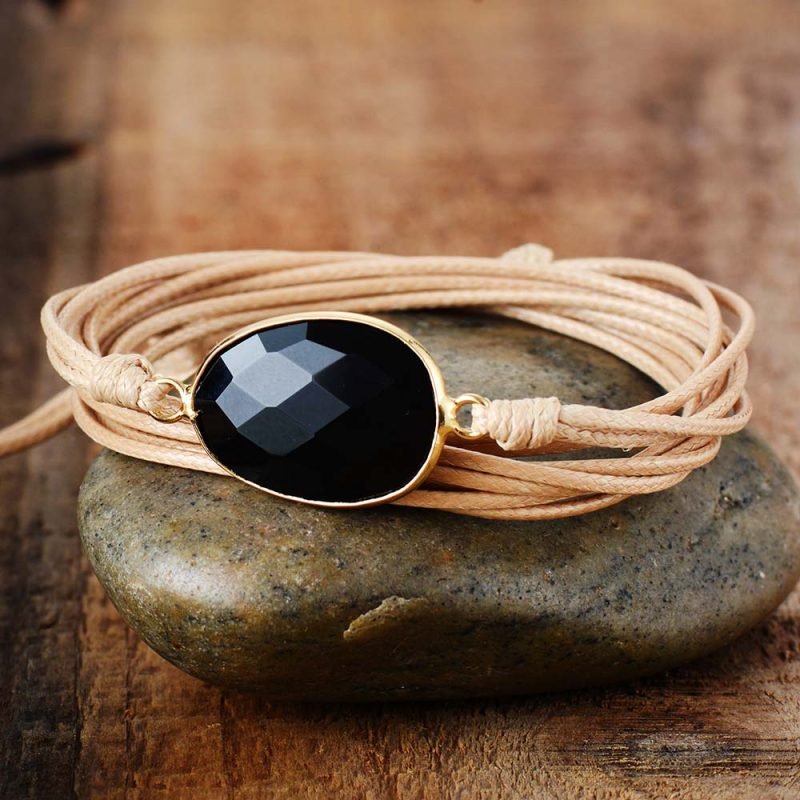 Bracelet Bohème "Confiance en Soi" - Bracelet Onyx - Yogazen