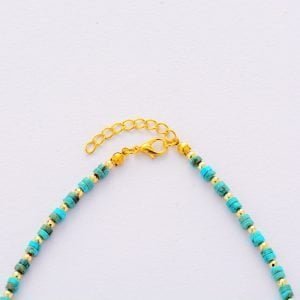 Collier Ras de Cou en Pierre Turquoise - Collier Pierre Naturelle - Yogazen