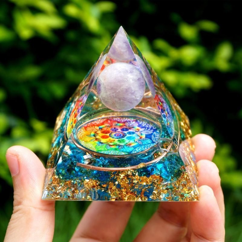Orgonite Pyramide - Paix et Protection - Orgonite Pyramide - Yogazen