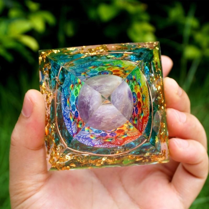 Orgonite Pyramide - Paix et Protection - Orgonite Pyramide - Yogazen