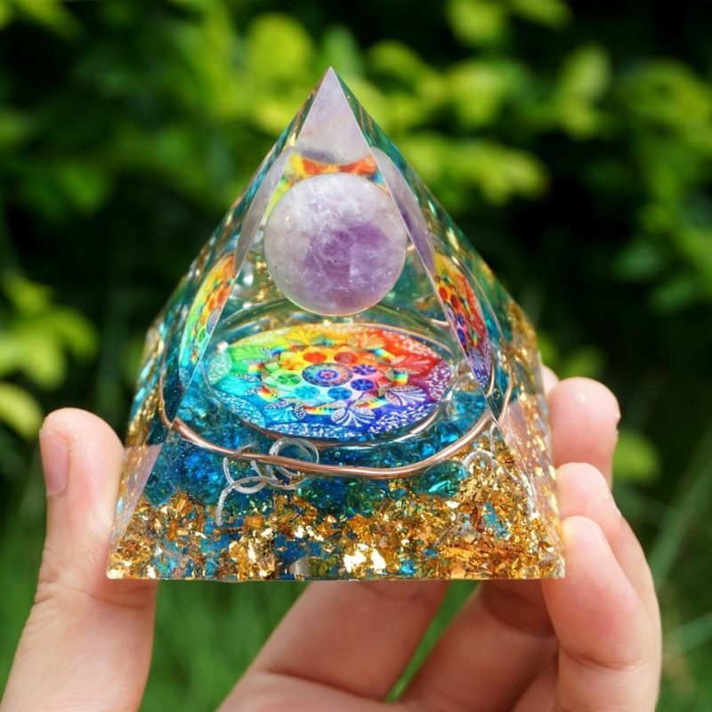 Orgonite Pyramide - Paix et Protection - Orgonite Pyramide - Yogazen