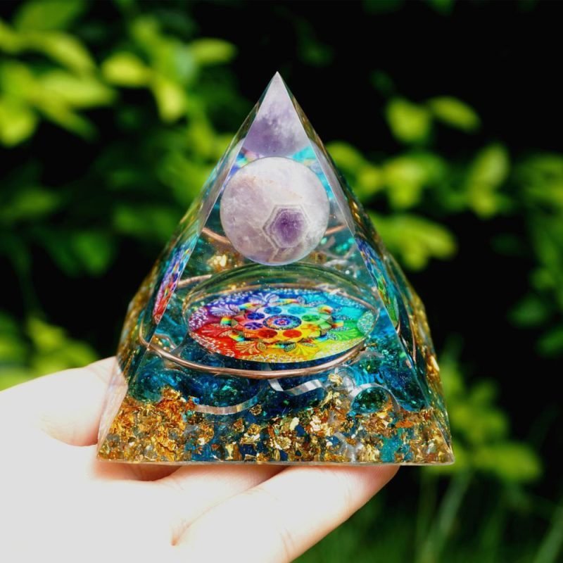 Orgonite Pyramide - Paix et Protection - Orgonite Pyramide - Yogazen