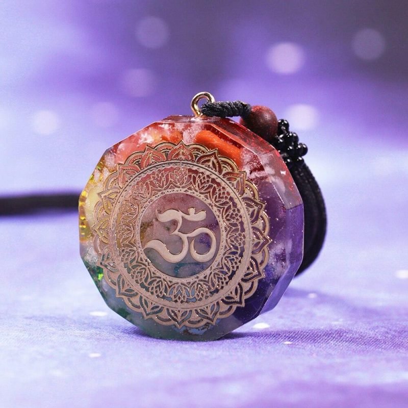 Pendentif Orgonite 7 Chakras - Orgonite Pendentif - Yogazen