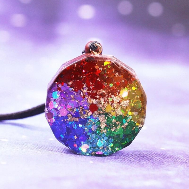 Pendentif Orgonite 7 Chakras - Orgonite Pendentif - Yogazen