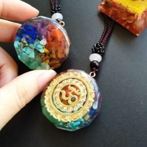 Pendentif Orgonite 7 Chakras - Orgonite Pendentif - Yogazen
