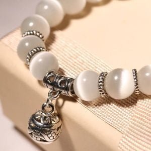 Bracelet Bouddhiste Oeil de Chat - Bracelet Pierre Naturelle - Yogazen