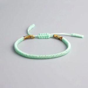 Bracelet Tibétain Vert Pastel - Non classé - Yogazen