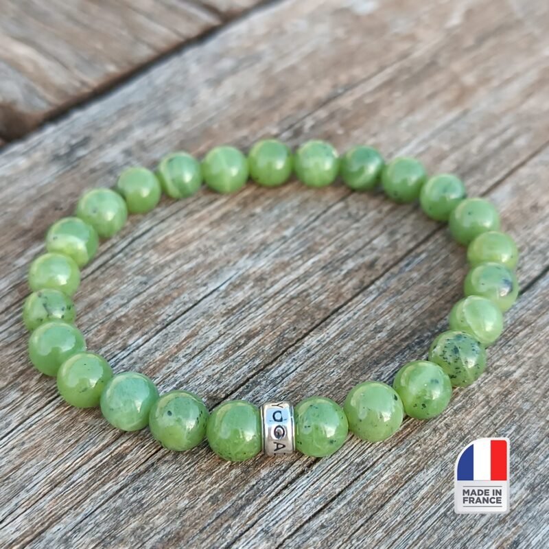 Bracelet en Jade Véritable - Bijoux Artisanaux Pierres Naturelles - Yogazen