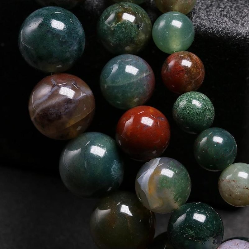 Bracelet en Agate Indienne - Bracelet Pierre Naturelle - Yogazen