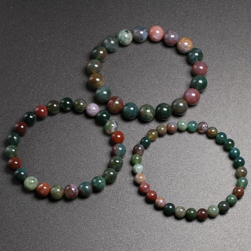 Bracelet en Agate Indienne - Bracelet Pierre Naturelle - Yogazen
